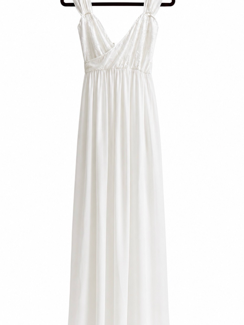 Never Worn - Women's White Lace Maternity Gown